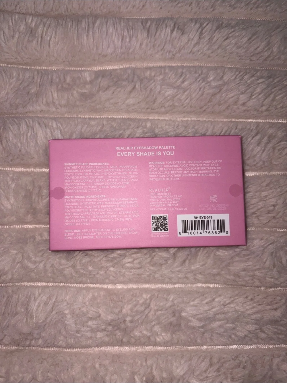 RealHer Every Shade Is You Eyeshadow Palette – NEW | Soft Pink Neutral Palette